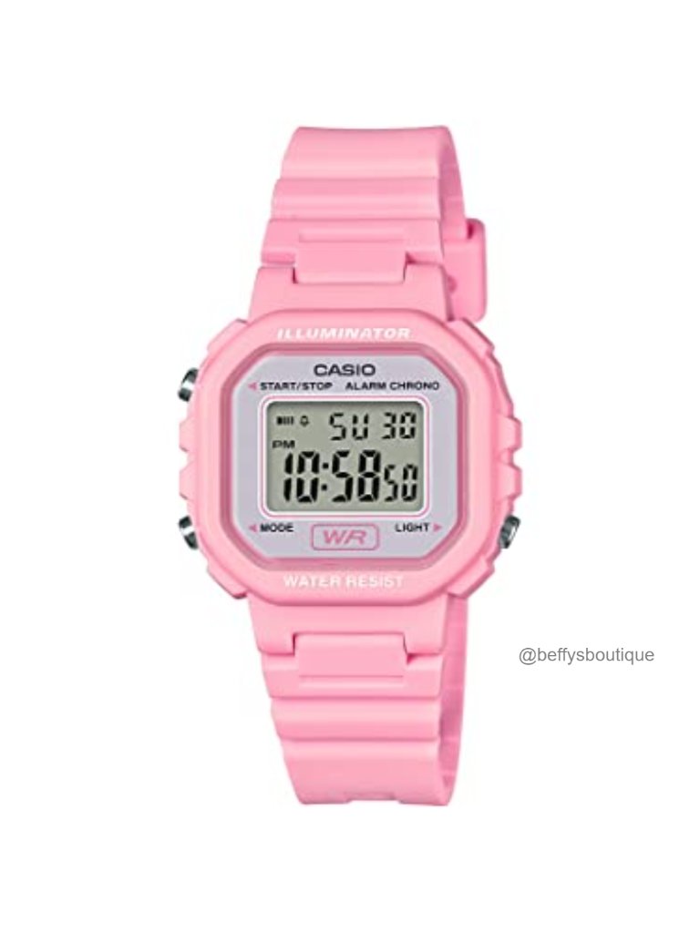 Casio Womens Digital Watch Water Resistant Led Light Stopwatch Square Resin Casio Womens Digital Watch Water Resistant Led Light Stopwatch Square Resin